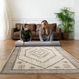 Ameha Modern Area Rugs Cashmere Living Room Bedroom Carpets-120X170 Cm Radiant - thumbnail 3