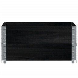 Berkfield Garden Planter Black 80X60 Cm Solid Wood Pine - thumbnail 3