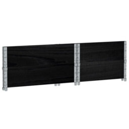 Berkfield Garden Planter Black 80X60 Cm Solid Wood Pine - thumbnail 6