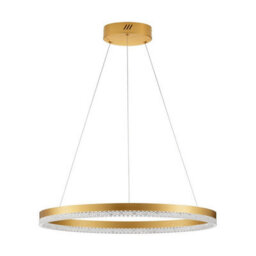 Luminosa Lighting Luminosa Adria 60Cm Integrated Led Pendant Ceiling Light Brass Gold Triac Dimmable Led 32W 1920Lm 3000K - thumbnail 1