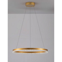 Luminosa Lighting Luminosa Adria 60Cm Integrated Led Pendant Ceiling Light Brass Gold Triac Dimmable Led 32W 1920Lm 3000K - thumbnail 3