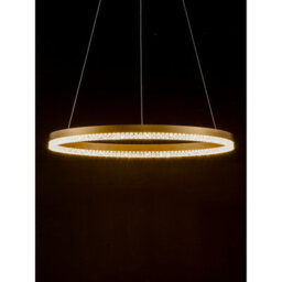 Luminosa Lighting Luminosa Adria 60Cm Integrated Led Pendant Ceiling Light Brass Gold Triac Dimmable Led 32W 1920Lm 3000K - thumbnail 2