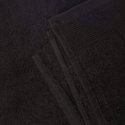 Homescapes Black 100% Combed Egyptian Cotton Bath Towel 700 Gsm - thumbnail 4