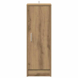 Vidaxl Shoe Cabinet Artisan Oak 32X35X92 Cm Engineered Wood - thumbnail 4