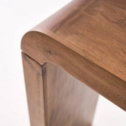 Sweeek - Exotic Acacia Wood Console, Dana, Walnut Coloured, 120X30X75 Cm - thumbnail 5