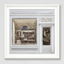 Home Luxe Interiors Dior Maison Boutique White Step Frame 70X70Cm Luxury Wall Art Decor - thumbnail 3
