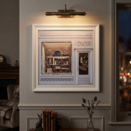 Home Luxe Interiors Dior Maison Boutique White Step Frame 70X70Cm Luxury Wall Art Decor - thumbnail 2