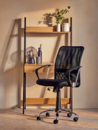 Orsina Contemporary Globe Lamp With Black Marble Base, Contrasting Bedside Table Light, Versatile Modern Lamp - thumbnail 8