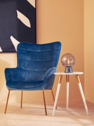 Orsina Contemporary Globe Lamp With Black Marble Base, Contrasting Bedside Table Light, Versatile Modern Lamp - thumbnail 4