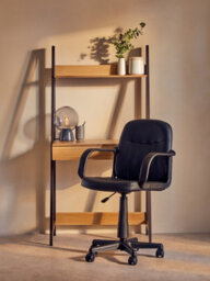 Orsina Contemporary Globe Lamp With Black Marble Base, Contrasting Bedside Table Light, Versatile Modern Lamp - thumbnail 7