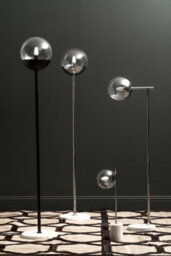 Orsina Elegant Chrome Finish Table Lamp, Contemporary Bedside Table Light, Easily Maintained Tall Bedside Lamp - thumbnail 9