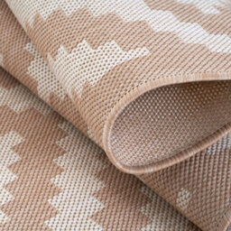 The Rugs Ecology Collection Outdoor Rugs In Beige  100Be - thumbnail 4