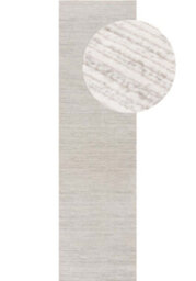 The Rugs Carmel Cream/grey Striped Area Rug And Runner Non Shedding, Stain Resistant, Soft - thumbnail 9