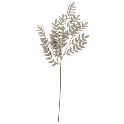 Brown Cosy Leaf Spray Floral Artificial Flowers And Plants
