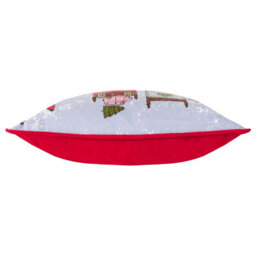 Furn. Christmas Spirit Velvet Polyester Filled Cushion - thumbnail 3