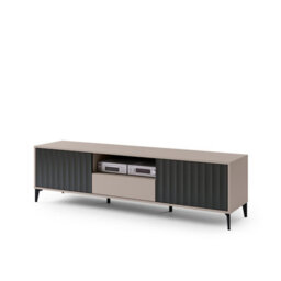 Heze Furniture Rimini Premium Tv Unit With Storage Modern Textured Door - thumbnail 1
