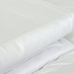 Just So Home Microfibre Bed Sheet Set Soft Touch Bedding (White, Single) - thumbnail 1
