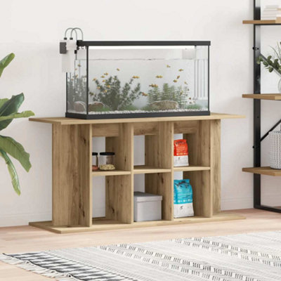 Walplus Artisan Oak Aquarium Stand 120X40X60 Cm Engineered Wood - Fish Tank Cabinet - image 1