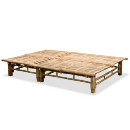 Walplus 2-Person Sun Lounger  For Beach, Backyard, Garden, Campsite Bamboo For Garden, Backyard, Balcony - thumbnail 3
