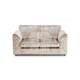 Furnishings For Less UK Crystal Crushed Velvet 3 Piece Sofa Set - 2 1 1 Mink - Full Back - thumbnail 2