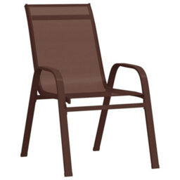 Berkfield 7 Piece Garden Dining Set Brown And Black - thumbnail 4