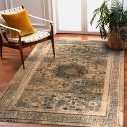 RugsX Wool Carpet Superior Mamluk Oriental Vintage Cream 100X150 Cm - thumbnail 1