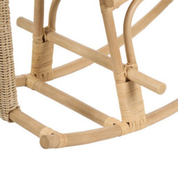 Wyld And Coco Garden Kids Elephant Rocking Chair - Natural Rattan, Indoor And Sheltered Patio Use - thumbnail 8