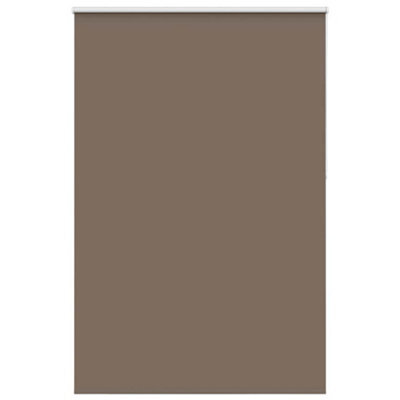 Berkfield Durable Roller Blind Blackout Coffee 160X230 Cm Fabric Width 156.6 Cm Polyester - image 1