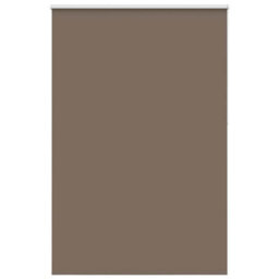 Berkfield Durable Roller Blind Blackout Coffee 160X230 Cm Fabric Width 156.6 Cm Polyester