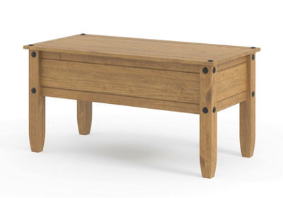 Core Products, Corona Coffee Table, Antique Wax Finish H46.6Cm X W107.0Cm X D53.8Cm - image 1