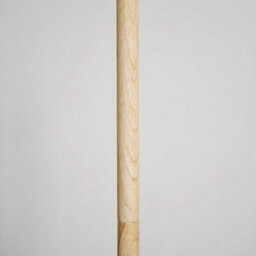 Natural Light Wood Floor Lamp Base Standard Stem Living Room Free Standing - thumbnail 3