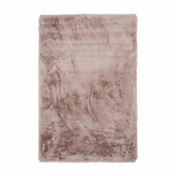 Rose Shaggy Polyester Plain Modern Easy To Clean Rug For Living Room And Bedroom-60Cm X 120Cm - thumbnail 5