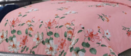 Homes & Linen Pink Meena Printed Microfiber 4 Piece Bedding Set Duvet Cover Fitted Sheet And Pillowcases - thumbnail 4