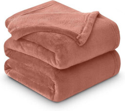 Gc Gaveno Cavailia Luxury Faux Fur Throw 200X240 Cm Blush Pink Fleece Blanket For King Bed & Sofa Bed - thumbnail 4