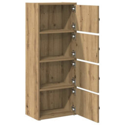 Berkfield Durable Bookcase Artisan Oak 40X24X102 Cm Engineered Wood - thumbnail 5