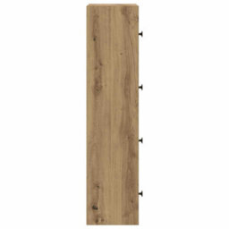 Berkfield Durable Bookcase Artisan Oak 40X24X102 Cm Engineered Wood - thumbnail 6