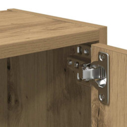 Berkfield Durable Bookcase Artisan Oak 40X24X102 Cm Engineered Wood - thumbnail 9