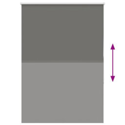 Walplus Grey Blackout Roller Blind 95X150 Cm Fabric Width 90.7 Cm Polyester - thumbnail 5