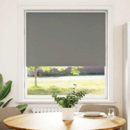 Walplus Grey Blackout Roller Blind 95X150 Cm Fabric Width 90.7 Cm Polyester - thumbnail 1