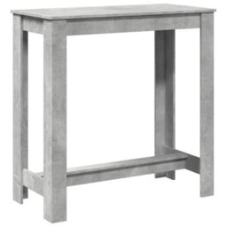 Berkfield Bar Table Concrete Grey 102X50X103.5 Cm Engineered Wood - thumbnail 2
