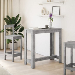 Berkfield Bar Table Concrete Grey 102X50X103.5 Cm Engineered Wood - thumbnail 3