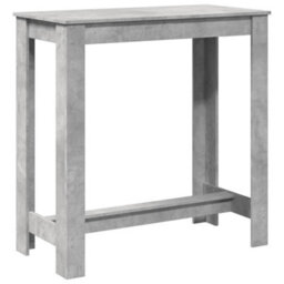 Berkfield Bar Table Concrete Grey 102X50X103.5 Cm Engineered Wood - thumbnail 6