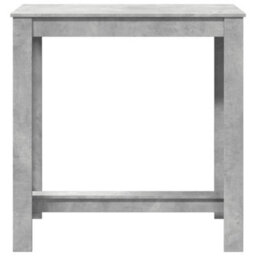 Berkfield Bar Table Concrete Grey 102X50X103.5 Cm Engineered Wood - thumbnail 4