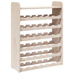 Walplus Wine Rack With Top Board 67.5X25X87 Cm Solid Wood Pine - thumbnail 7