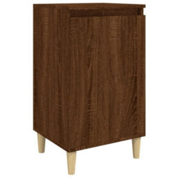 Berkfield Bedside Cabinet Brown Oak 40X35X70 Cm Engineered Wood - thumbnail 2