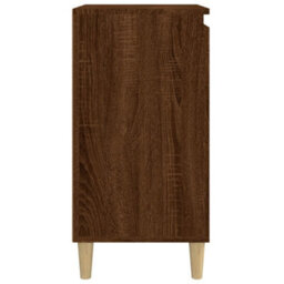 Berkfield Bedside Cabinet Brown Oak 40X35X70 Cm Engineered Wood - thumbnail 7