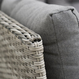 Outsunny 6 Pcs Rattan Garden Furniture Sectional Corner Sofa, Grey - thumbnail 8