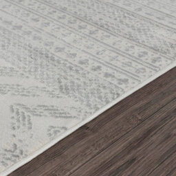 Livabliss Roma-Modern Grey Off-White Charcoal Living Dining Bedroom Rug 80 X 150 Cm Easy Care, Non Shedding - thumbnail 3