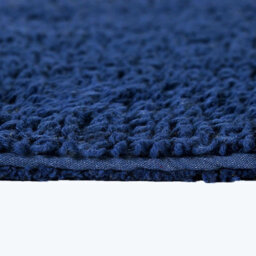 Homescapes Luxury Reversible Cotton Bath Mat Set - Navy - thumbnail 7