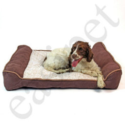 Actiaspet Deluxe Brown Orthopaedic Soft Dog Pet Warm Sofa Bed Pillow Cushion Chair Large - thumbnail 2